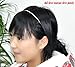 PEPPERLONELY Silver Tone Metal Headbands Frames 5x6 Inch, Sold Per Pack of 10