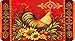 Toland Home Garden Fall Rooster 20 x 38-Inch Decorative USA-Produced Anti-Fatigue Standing Desk Comfort Designer Mat