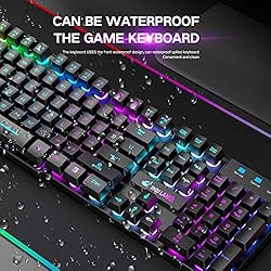 Wieless Gaming Keyboard and Mouse Combo Rainbow