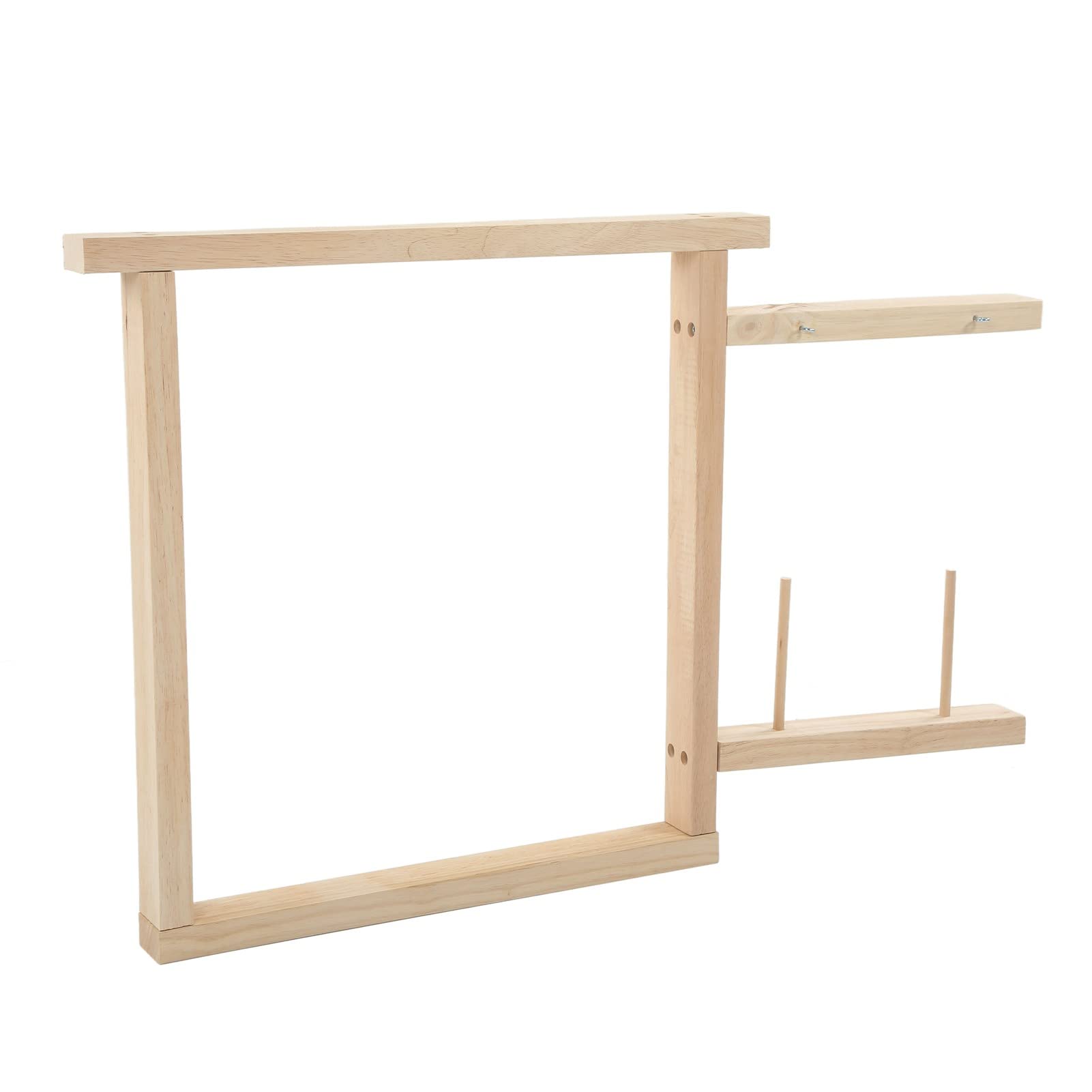 Asixxsix Rug Tufting Frame,Wooden Rug Making Frame Kit Carpet Tuft Frame Tufting Gun Rug Tufting Frame Rug Making Supplies Punch Needle Frame Quilting Frames for Tapestry Sewing Making Tool