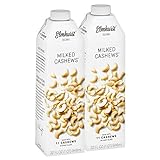 Elmhurst Milked - Cashew Milk - 32 Fluid Ounces (Pack of 2). Only 5 Ingredients, 5X the Nuts, Non Dairy, Barista Approved, No Added Gums or Emulsifiers, Vegan