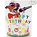 Beacon Streets Karaoke Dog Happy Birthday Cards 5 Pack. Cute Singing Pup Premium Greeting Card & Envelope Set. Great Funny Gift for Kids, Girls, Boys,& Dog Lovers. Perfect for Fur Mom and Dad