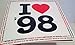 RetroCo I Love 1998 Greeting Card and 1998 Chart Hits Compilation CD
