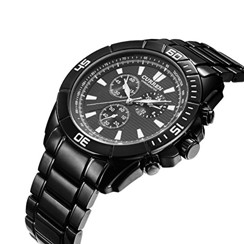 Relojes de Cuarzo de los Deportes Hombres Relojes de Pulsera Militar del ejército del Acero Inoxidable - Imagen 2