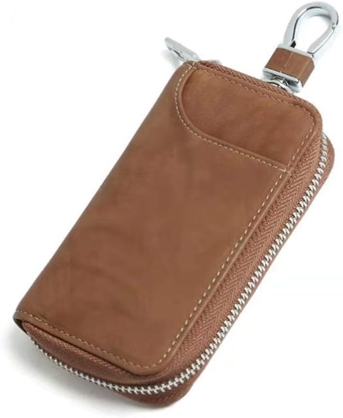 Key Bag Men's Leather Multifunction Card Pack Coin Purse Large