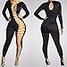 Long Sleeve Hollow Out Sexy Clubwear Women Bodycon Long Jumpsuit Rompers