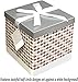EndlessArtUS Sienna 12x12x12 Gift Box Pop up in Seconds Comes with Decorative Ribbon Mounted on The lid A Gift Tag and Tissue Paper - No Glue or Tape Required