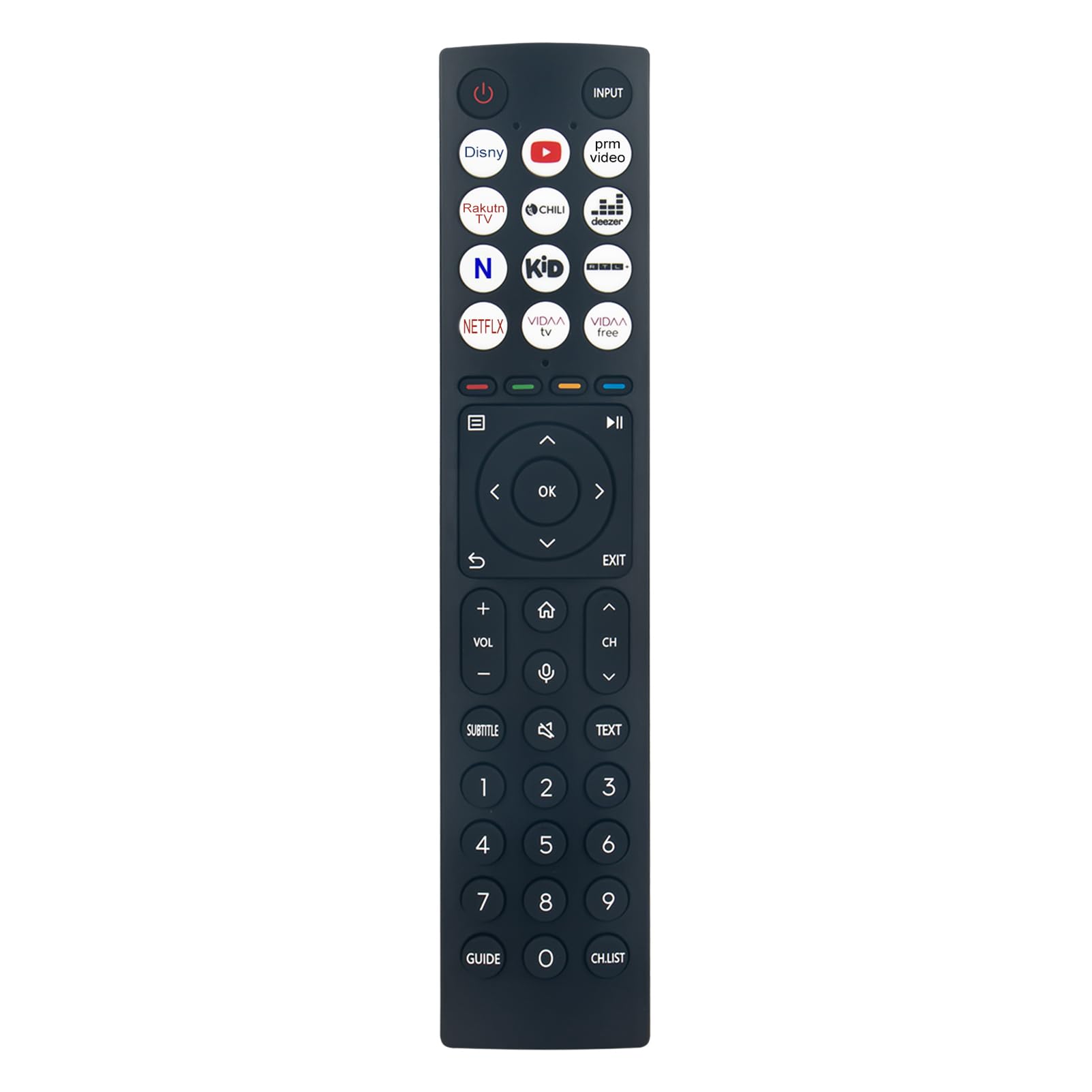 ALLIMITY ERF3D86H Replace Voice Remote Control fit for Hisense 4K ULED QLED TV 48A85H 65A9H 55U7HQ 65A85H 55U8HQ 65U7HQ 55A85H 75U8HQ 65U8HQ 55U8HQ