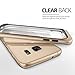 Galaxy S7 Edge Case, VRS Design [Triple Mixx][Shine Gold] - [Clear Cover][Drop Protection][Slim Fit] For Samsung S7 Edge