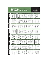 Paquete de 4 pósteres de ejercicios de gimnasio para el hogar (peso corporal, estiramiento, resistencia, bolas de estabilidad) para crear músculo, tonificar y fortalecer todo tu cuerpo. Tabla de fitness grande y fácil de seguir