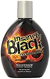 Millenium Tanning Insanely Black Ultra Dark Bronzer Tanning Lotion Beyond Blaque, 60x, 13.5-Ounce
