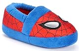Marvel Avengers Spider-Man Kids A-Line Slippers (Medium / 7-8 M US Toddler, Red/Light Blue)