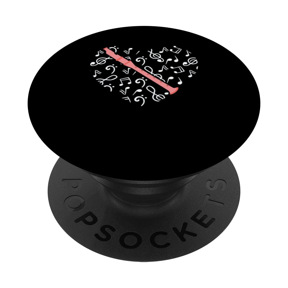 Flute Flutist Musician Instrumentalist Musical Instrument PopSockets Swappable PopGrip