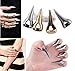 Wholesale 10pcs Hot Retro Punk Rock Gothic Talon Nail Finger Claw Spike Rings Main Color:Vintage silver