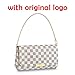 Ladies Purse,Handbags for Women with Interior Flat Pocket (Cream)