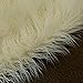 Newborn Photo Props Faux Fur Round 23.6 inch Soft Baby Boy Girl Photo Blanket Studio Photo Mat Ivory