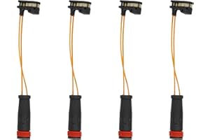 PXASU 4PCS Front and Rear Brake Pad Sensor for VW Beetle, Golf City, Passat, Jetta, Tiguan Bora GTI, Audi A3, TT, Seat Leon, Wheel Brake Pads Wear Sensors Replacement # ALS469, SU11906, 5S10453