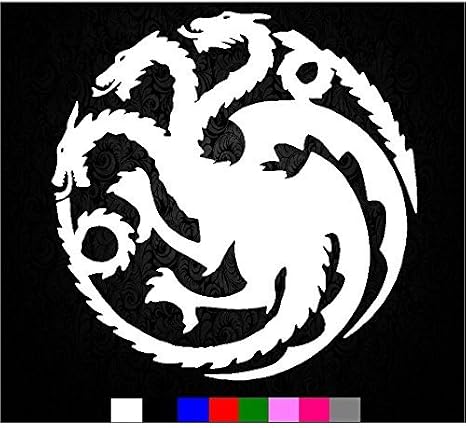 Amazon Com Game Of Thrones House Targaryen Khaleesi Dragons Logo