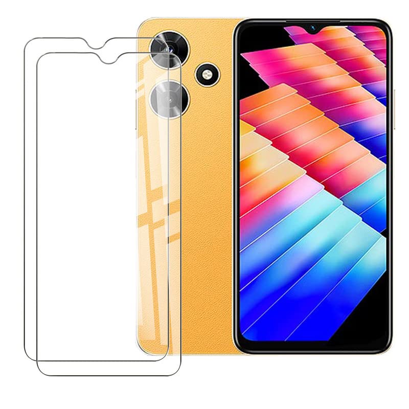 BUNAL for Infinix Hot 30i (6.56") Screen Protector (2 Pack), HD Tempered Glass, Scratch Resistant, Tempered Glass Film, Screen Protector