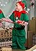 Fun Costumes Kid's Youth Holiday Elf Costume, Spread Joy and Magic with this Festive Christmas Outfit - Medium - Green