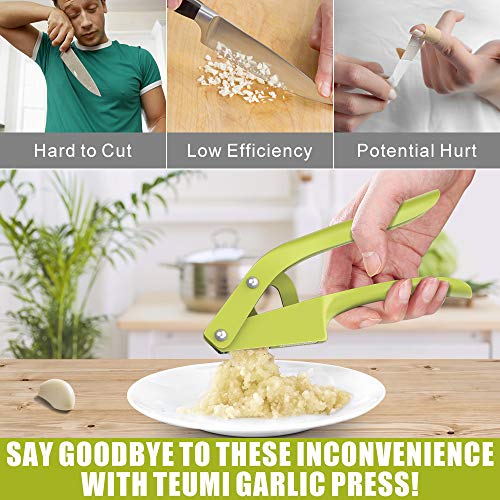 Matone Garlic Press, 2 in 1 Garlic Slicer and Mincer, Professional Food