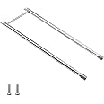 Derurizy 7507 27" Burner Tube Set Replacement for Weber Spirit S-200, S-210, E-200, E-210, Spirit 500, Spirit 500LX, Genesis Silver A Gas Grill Parts with Side Control, Stainless Steel Grill Burner