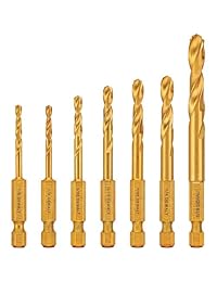 DeWalt dd5157 Impacto Ready 7 Piece Titanium Juego de brocas