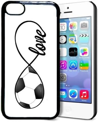 Iphone 5c, Doopoo TM Hot Selling Funny Fashional Individualized Pattern Hard Plastic Case Cover for Iphone 5c (Iphone 5c, Love Soccer Infinity)