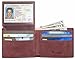 Travelambo Genuine Leather RFID Blocking Wallets Mens Wallet Bifold (vegetable tanned brown)