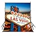 LYLYCTY 5x7ft Classical Vacation Sign Las Vegas Photography Backdrop Photo Studio Background Props1.5×2.1m BG052