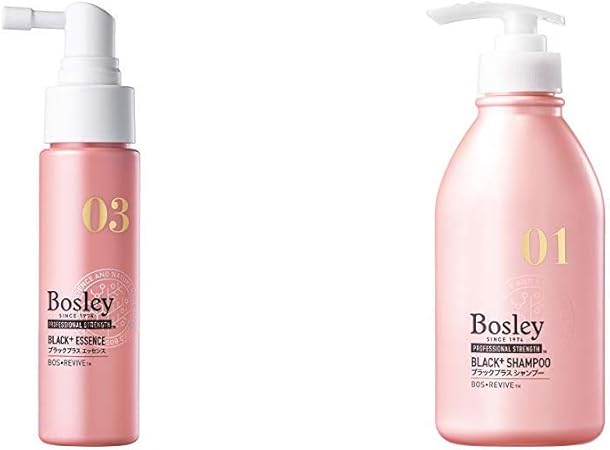 Amazon セット買い ボズレー ブラックプラス シリーズ エッセンス 50ml ブラックプラス シャンプー 360ml Bosley ボズレー ビューティー 通販