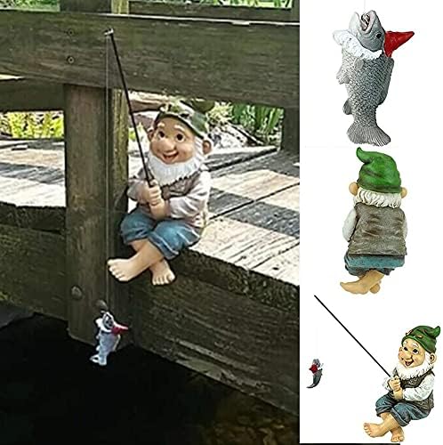 Resin dwarf garden ornament priced between $18.99 and $20.99.