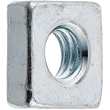 Lot De 20 écrous Carrés Acier 1/2-13 UNC (pas Gros) - Grade 2, Finition Plain