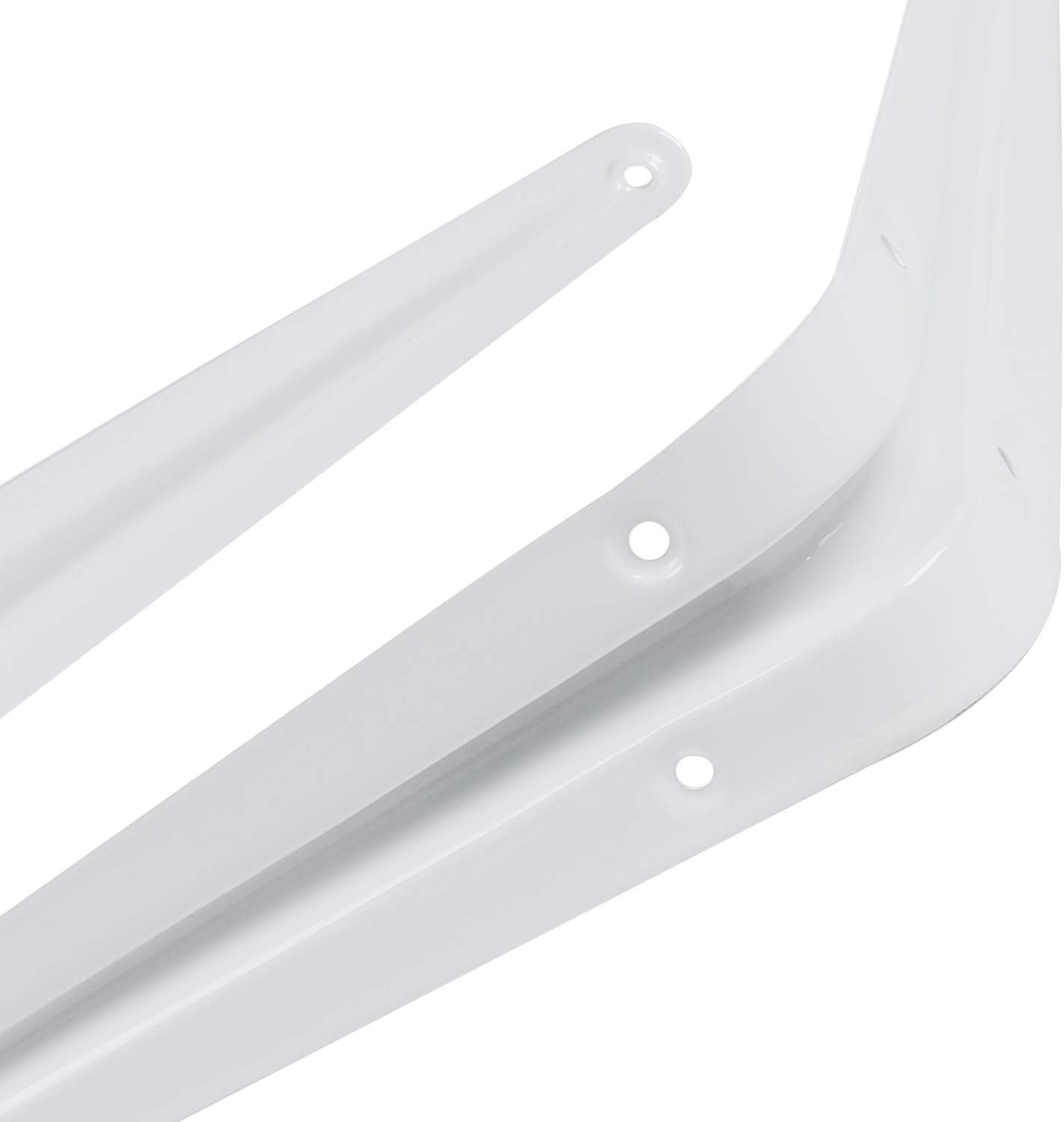 KINJOEK 24 Packs 6 x 8 Inch Shelf Brackets, Heavy Duty Metal Wall Corner Angle Shelving Shelf Brackets with Screws for Wall Hanging Shelves Decorative Corner Brackets: Home Improvement