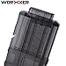 Worker Magazine, PeleusTech Customized 12 Short Darts Magazine Quick Reload Clip - Transparent Black