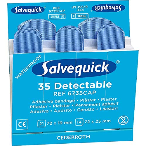 Cederroth/Salvequick 6 x Refills (210 Plasters) CD7