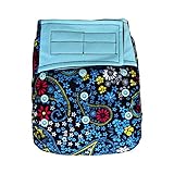 Charcoal Bamboo AIO All-In-One Cloth Diaper with Pocket, Velcro (Paisley)
