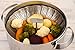 Instant Pot Veggie Steamer Basket - 3, 5, 6 & 8 qt.- Extendable Handle, Foldable Legs with Silicone Feet. Food Steamer - Instant Pot Accessories.100% Stainless Steel (SS Ext.Handle -Std)