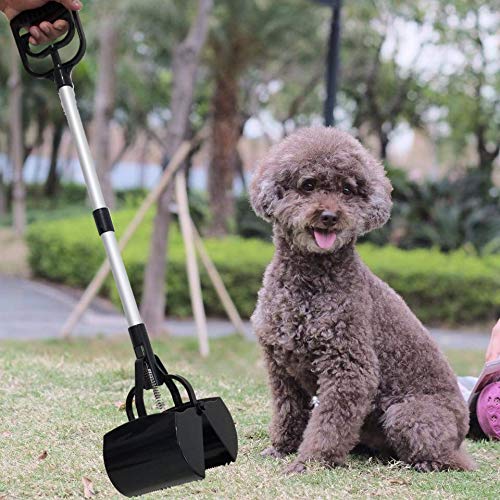 Mr. Peanut's 32" Tall Profile Pooper Scooper, Heavy Duty Aluminum Frame & ABS Plastic Bin