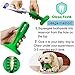 FULNEW Dog Toothbrush Stick Dog Chew Tooth Cleaner Puppy Dental Care Brushing Stick Natural Rubber Bite Resistant Chew Toys for Dogs Pet Oral Care (Medium, Green)