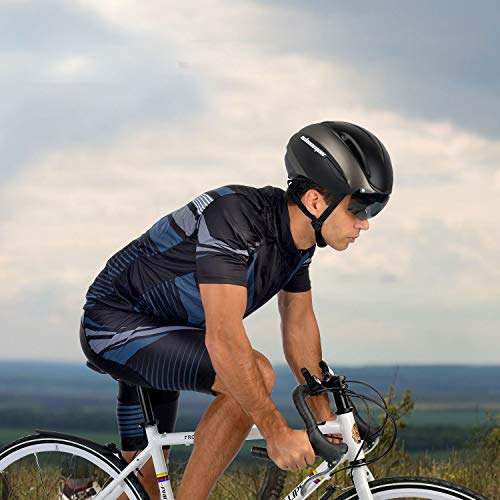 KINGLEAD Men's Bicycle Helmet, Women's CE Certified Bicycle Helmet with Visor, Removable Magnetic & Portable Bag, Super… 5 KINGLEAD Men's Bicycle Helmet, Women's CE Certified Bicycle Helmet with Visor, Removable Magnetic & Portable Bag, Super… - Image 6