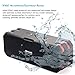 Bluetooth Speaker, Wirezoll IP67 Waterproof 20W Stereo Portable Wireless Speaker with Universal Bike Holder / Enhanced Bass / 15 Hours Playtime / TF Card Support / Built-in Microphone / Black & Red