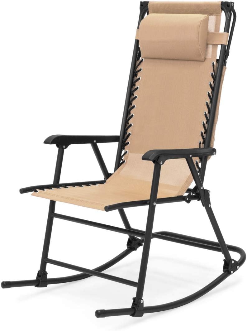 Amazon Com Kls14 Modern Zero Gravity Foldable Rocking Patio