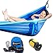 Camping Hammock with Tree Straps, Best Portable Parachute Hammocks for Hiking, Beach Fun, or Backyard Relaxation