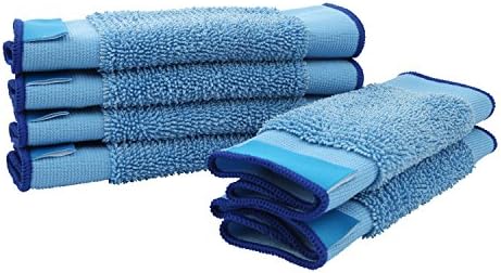 6-pack Wet Microfiber Mopping Cloths Washable&amp;Reusable Mop Pads Fits iRobot Braava Floor Mopping 380 380t 320 321 Mint 4200 4205 5200 5200C Robot