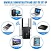 URANT WiFi Extender | Up to 1200Mbps |Repeater, WiFi Signal Booster, Access Point | Easy Set-Up | with WPS Internet Signal Booster | Extends WiFi Coverage to Smart Home Devices