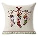 Nation Pillow Case Clearance ♥ Christmas Linen Square Throw Flax Decorative Cushion Pillow Cover (D)