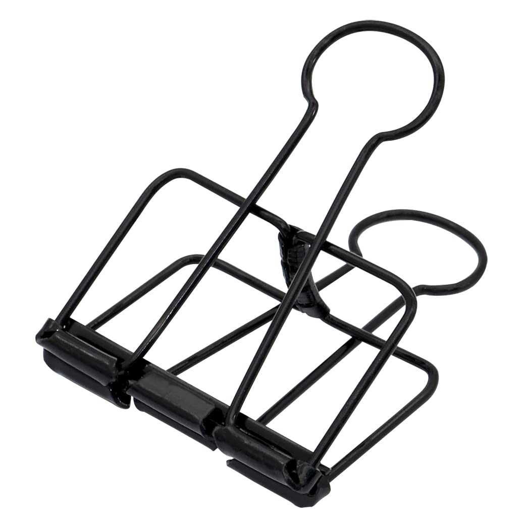 Extra Large Binder Clips 2 Inch, Clamps Black for Office School Supplies (15Pcs)