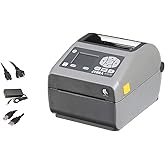 ZTech Zebra ZD620 Barcode and Shipping Label Printer, Direct Thermal, USB – Ethernet – WiFi - Bluetooth Interfaces, 4 Inch, Power Supply Included (Renewed)