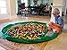 Newcreative Large 60 Inches Diameter Baby Kids Play Floor Mat Toy Storage Bag Organizer Quickly and Easily Folds Up, Perfect for Building Blocks & Small Toys (Green) by Newcreativetop